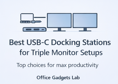usb-c docking stations for triple monitor setups