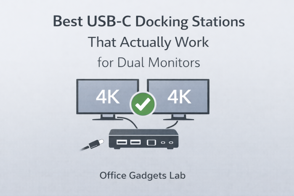 USB-C docking stations for dual monitors