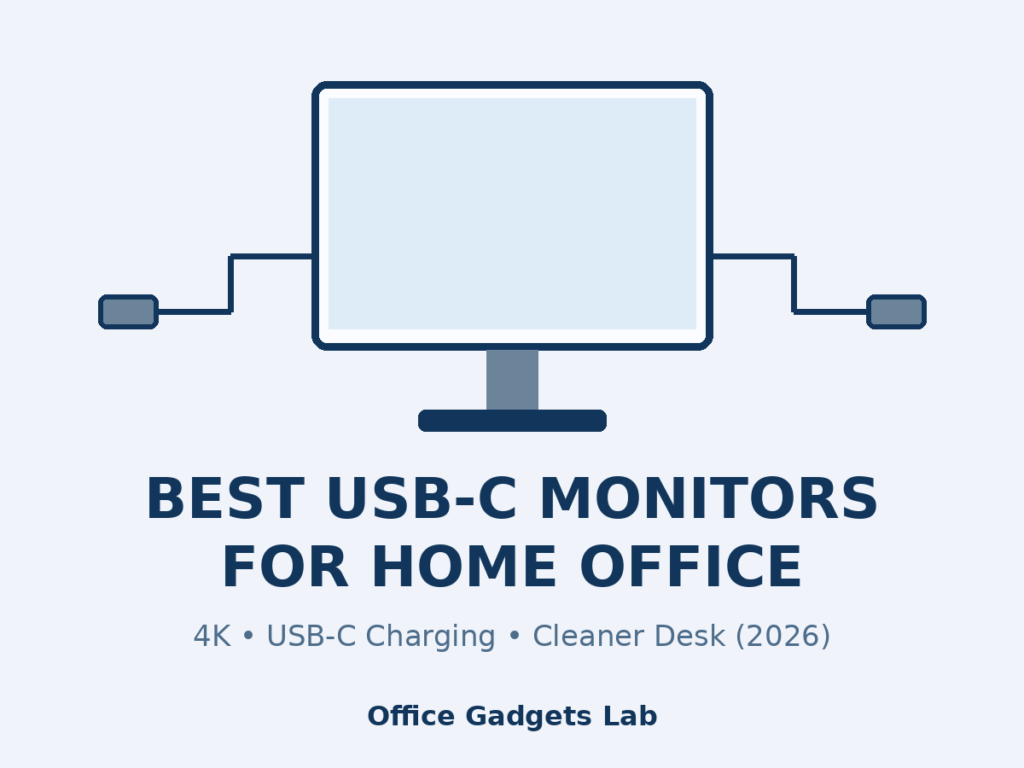 Best USB-C Monitors for Home Office (2026 Guide)