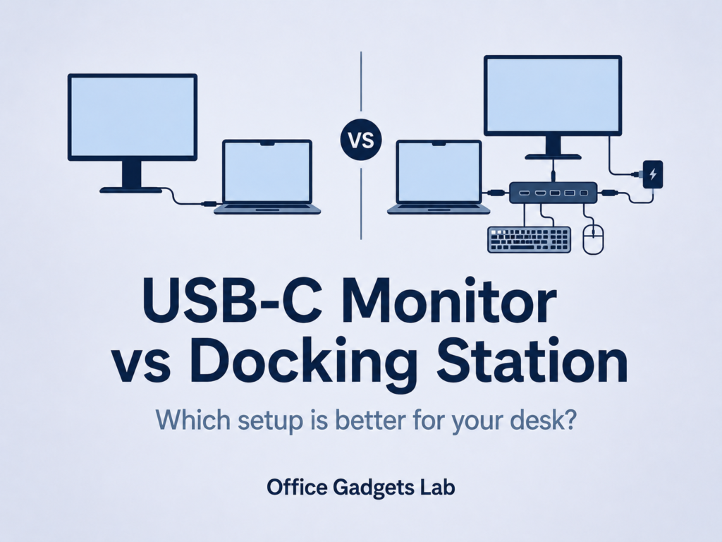 USB-C Monitor vs Docking Station