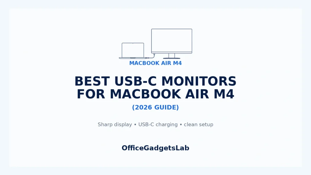 Best USB-C Monitors for MacBook Air M4 (2026)