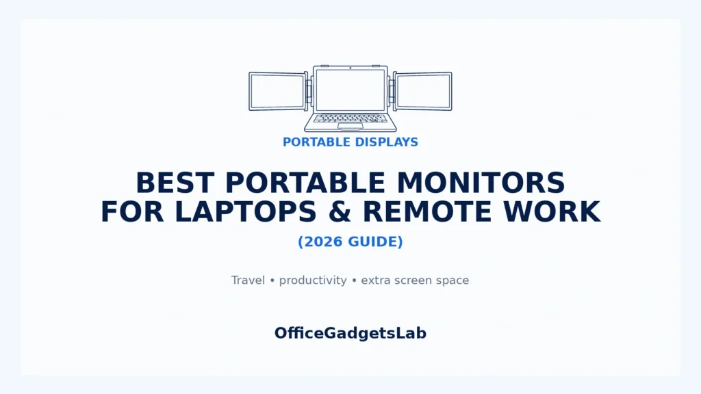 Best Portable Monitors for Laptops & Remote Work (2026)