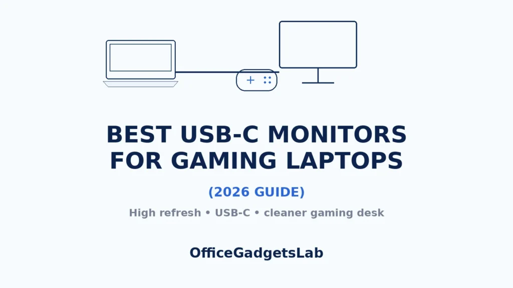 Best USB-C Monitors for Gaming Laptops (2026 Guide)