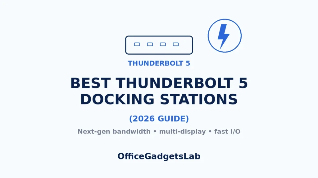 Best Thunderbolt 5 Docking Stations (2026 Guide)