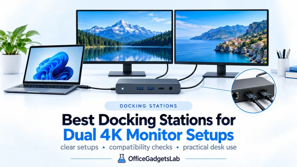 Best Docking Stations for Dual 4K Monitor Setups (Windows & macOS)