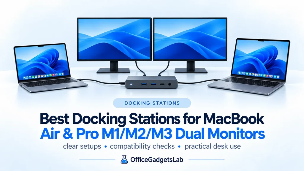 Best Docking Stations for MacBook Air & Pro M1/M2/M3 Dual Monitors (2026)