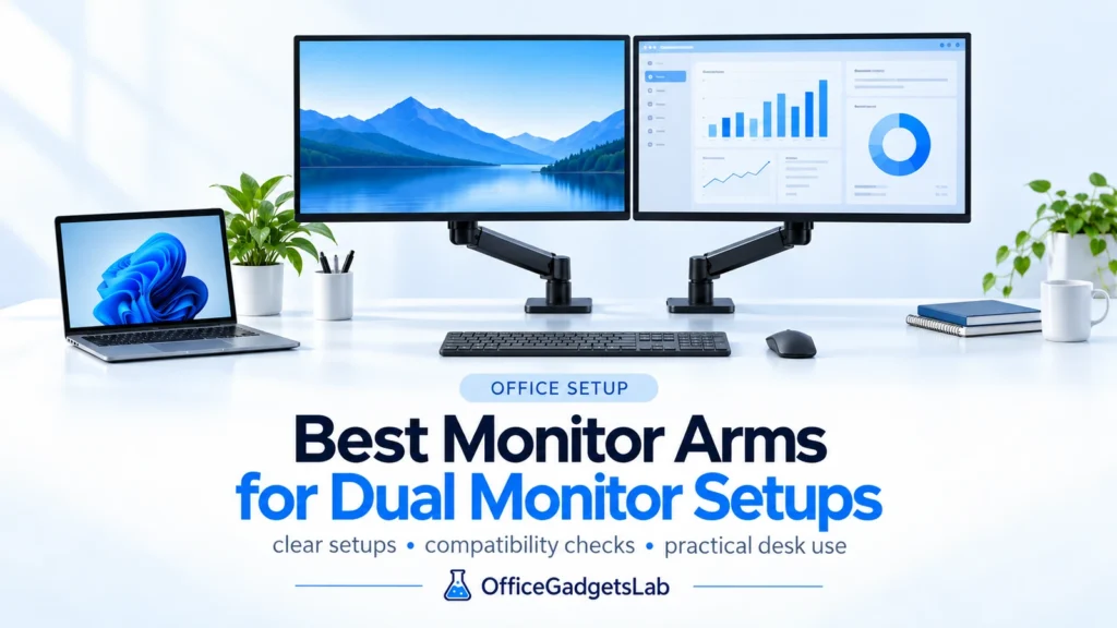 Best Monitor Arms for Dual Monitor Setups