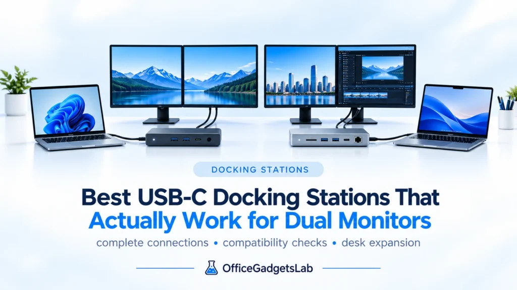 Best USB-C Docking Stations That Actually Work for Dual Monitors (2026)