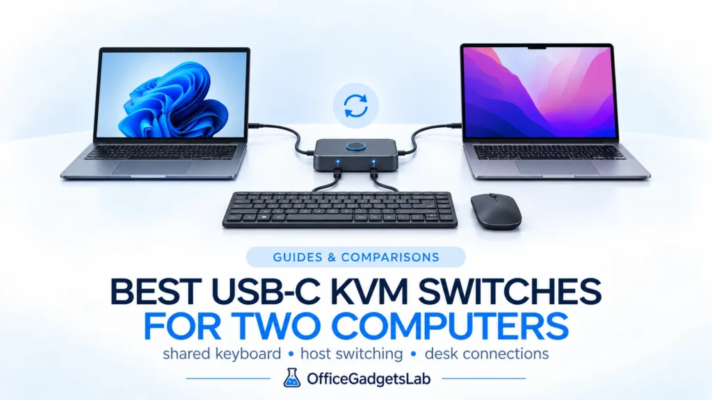 Best USB-C KVM Switches for Two Computers (2026 Guide)