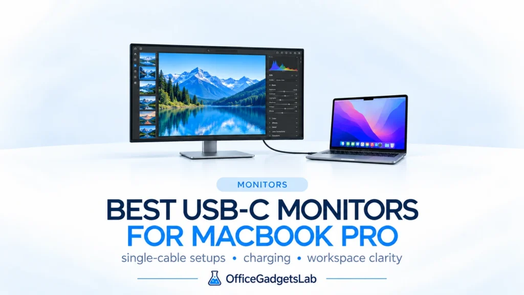 Best USB-C Monitors for MacBook Pro (2026 Guide)