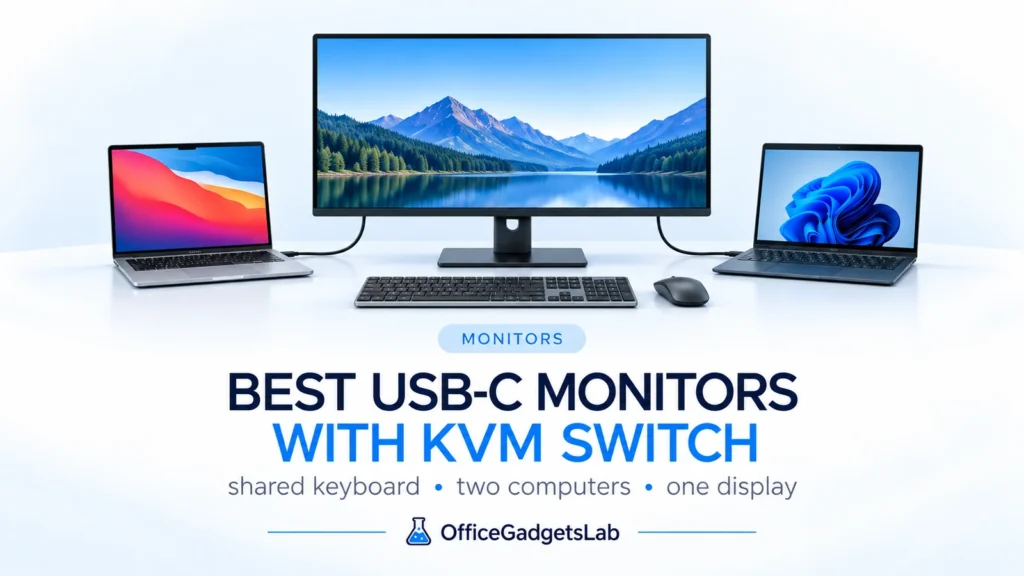 Best USB-C Monitors with KVM Switch (2026 Guide)