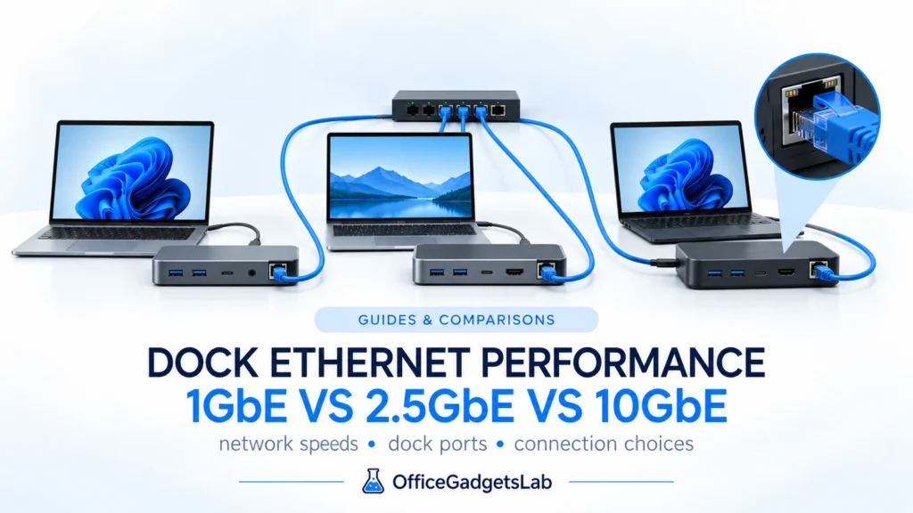Dock Ethernet Performance: 1GbE vs 2.5GbE vs 10GbE (2026 Guide)