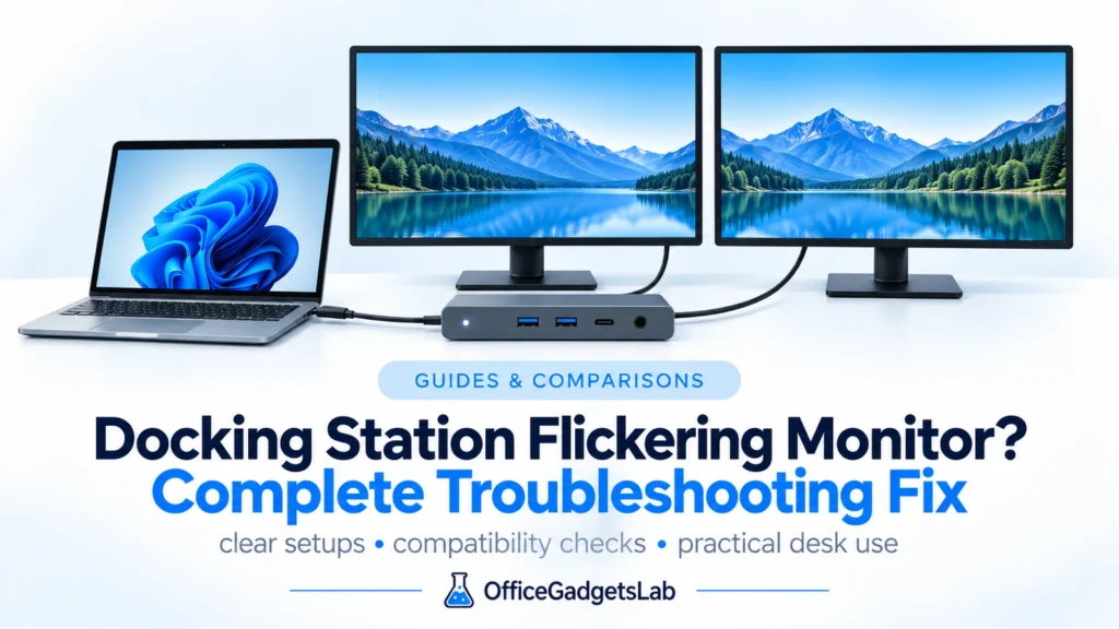 Docking Station Flickering Monitor? Complete Fix Guide (2026)