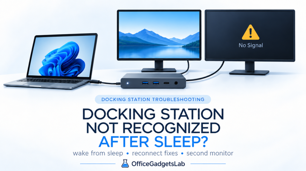 Docking Station Not Recognized After Sleep? Complete Fix Guide (2026)