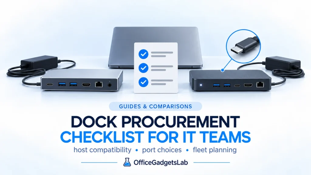 Docking Station Procurement Checklist for IT Teams (2026)