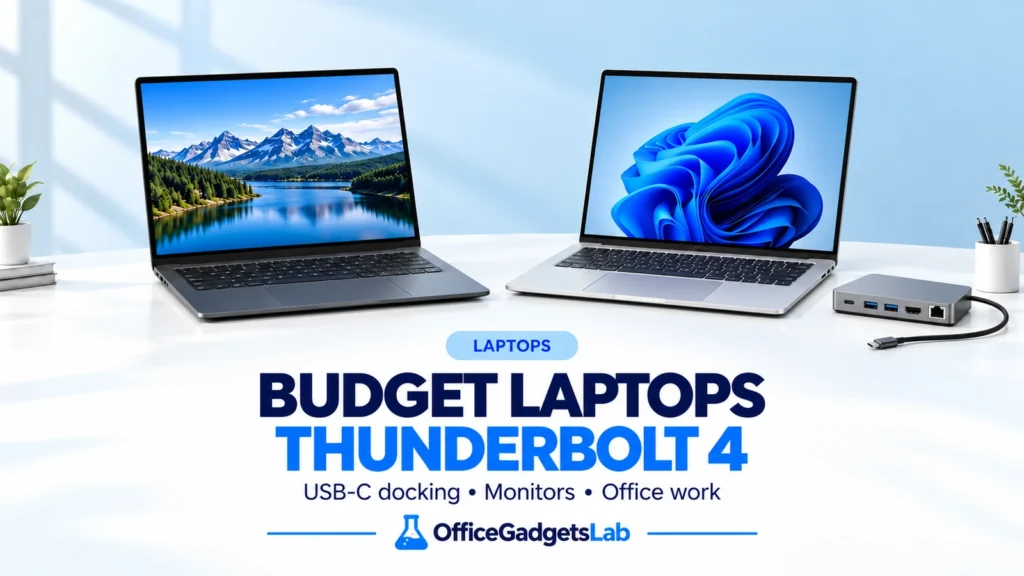 Best Budget Laptops with Thunderbolt 4 for Work (2026 Guide)