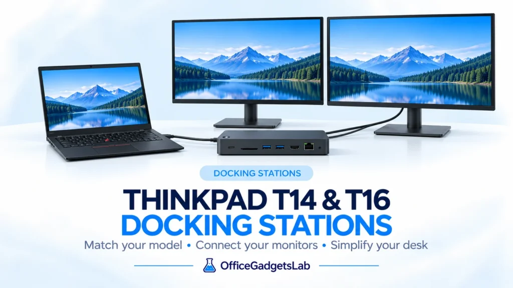 Best Docking Stations for Lenovo ThinkPad T14 & T16 (2026 Guide)