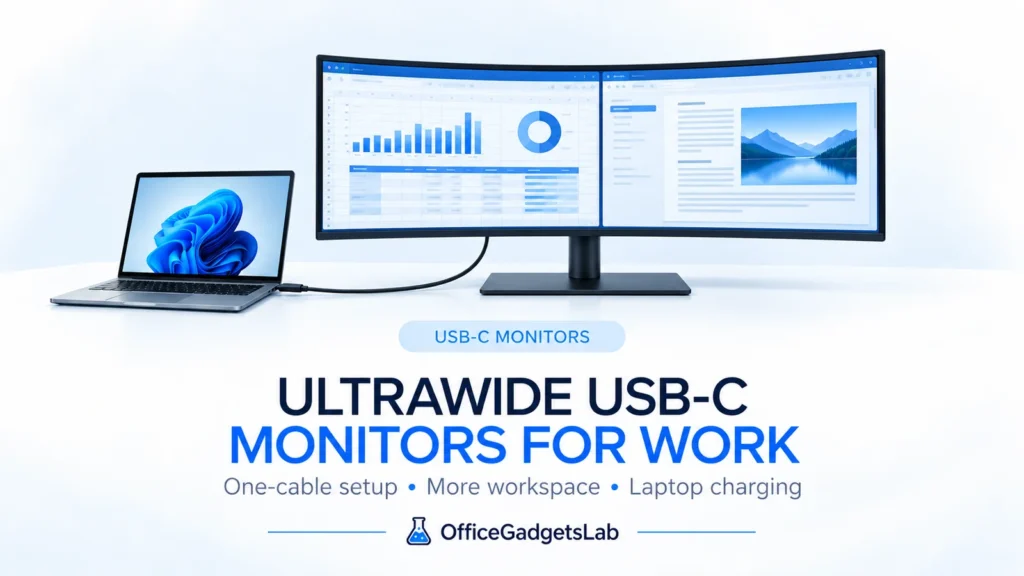 Best Ultrawide USB-C Monitors for Productivity (2026 Guide)
