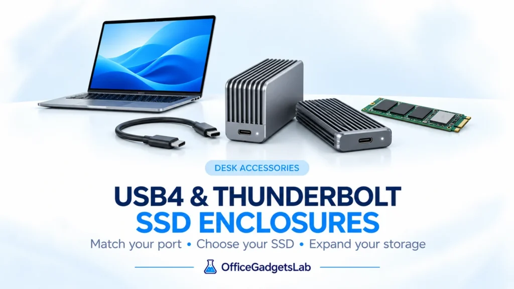 Best USB4 & Thunderbolt SSD Enclosures for Laptops (2026 Guide)