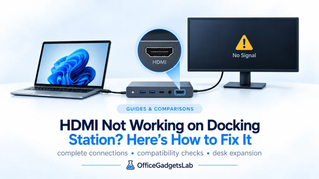 HDMI Not Working on Docking Station? Here’s How to Fix It