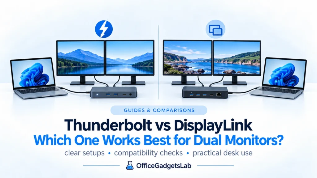 Thunderbolt vs DisplayLink: Which One Works Best for Dual Monitors? (2026)