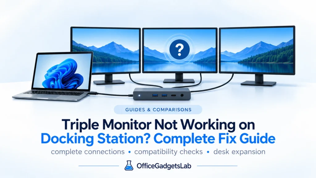 Triple Monitor Not Working on Docking Station? Complete Fix Guide