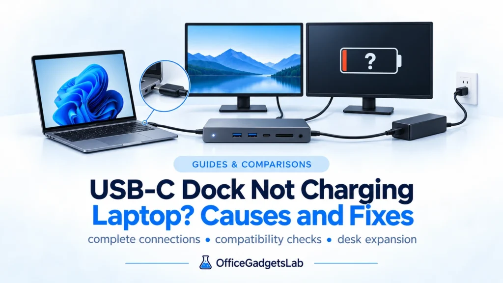 USB-C Dock Not Charging Laptop? Causes and Fixes