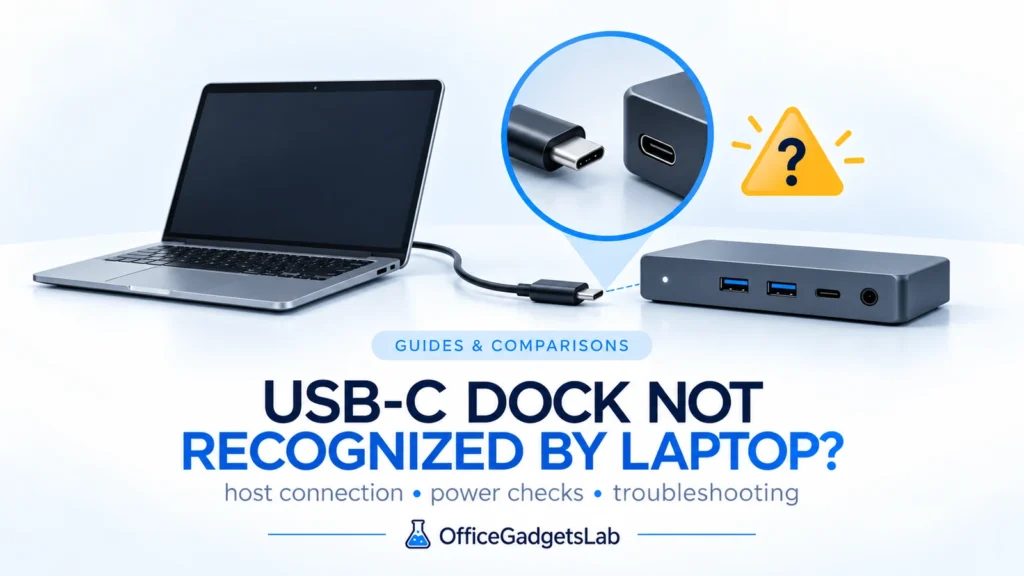 USB-C Dock Not Recognized by Laptop? Complete Fix Guide