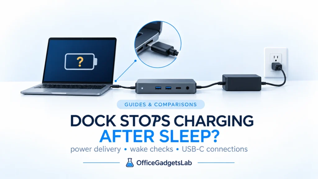 USB-C Dock Stops Charging After Sleep? Fix Power Delivery Wake Issues (2026)