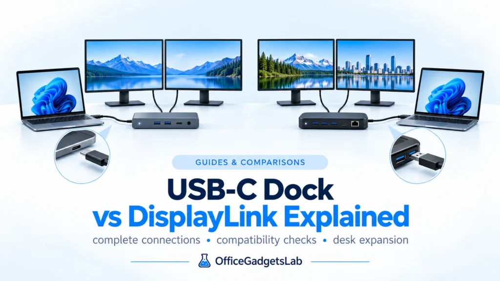 USB-C Dock vs DisplayLink Explained