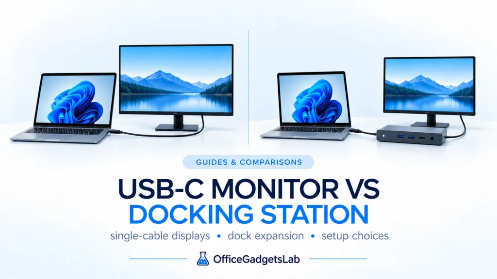 USB-C Monitor vs Docking Station: Which Setup Is Better? (2026)