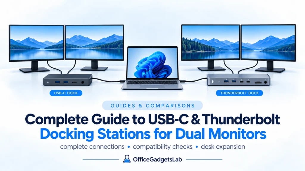 Complete Guide to USB-C & Thunderbolt Docking Stations for Dual Monitors