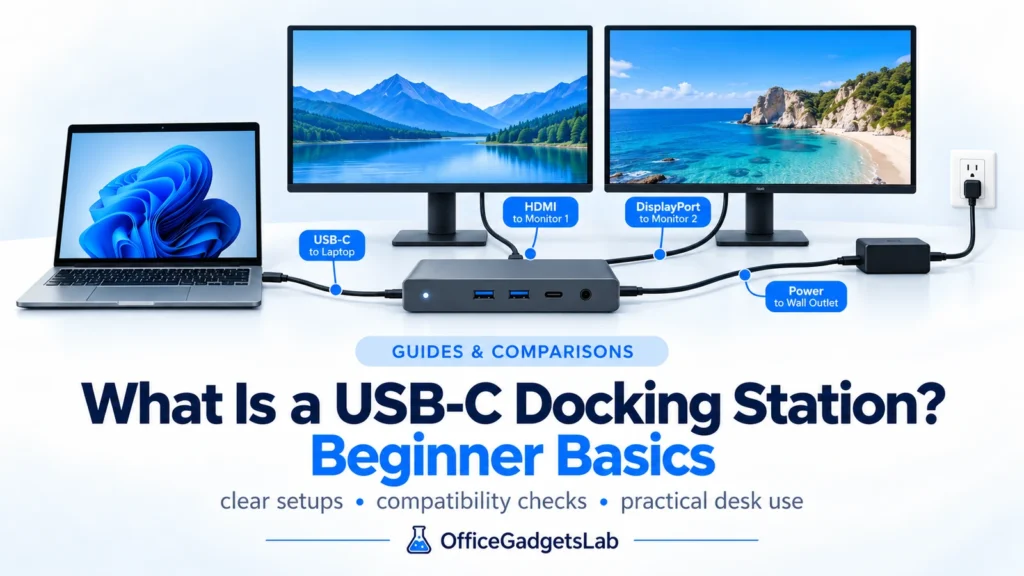 What Is a USB-C Docking Station? (Beginner’s Guide)