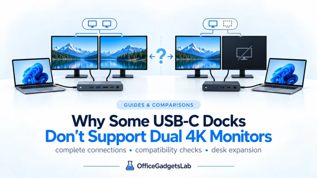 Why Some USB-C Docks Don’t Support Dual 4K Monitors